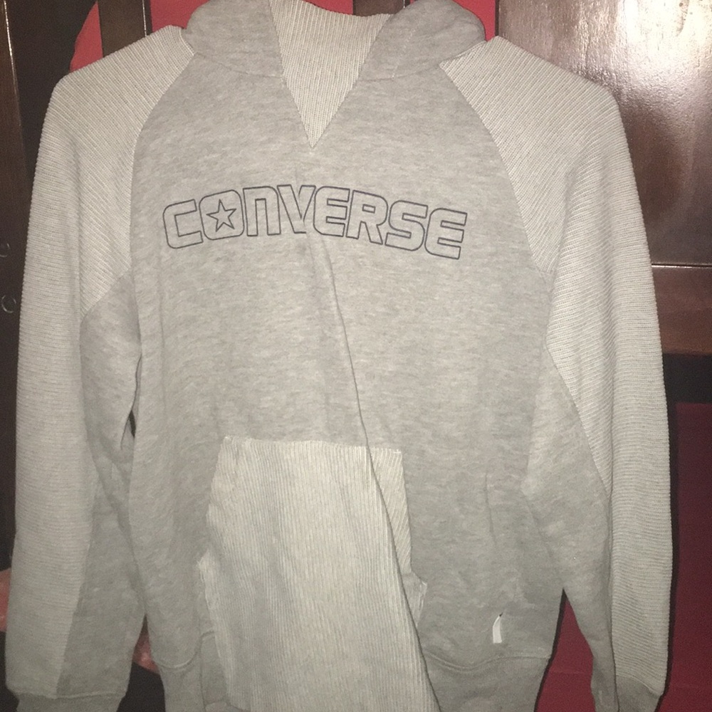 Gray converse jacket